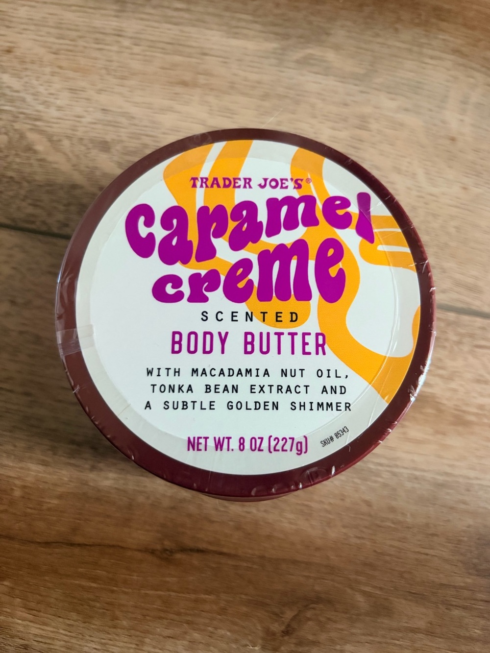 NIB Limited Edition Trader Joe’s Caramel Crème Body Butter